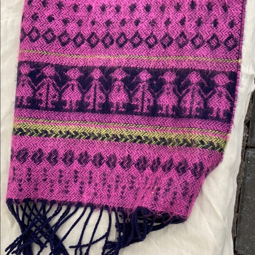 Purple scarf